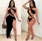 Queen Monokini Skirt Set - STUSH BEAUTIQUE