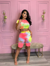Tie Dye Biker Set - STUSH BEAUTIQUE