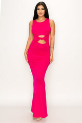 Middle Cut Maxi Dress - STUSH BEAUTIQUE