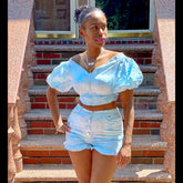 Bedazzled Shorts Set - STUSH BEAUTIQUE