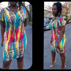 Color the World Dress 1x-3x - STUSH BEAUTIQUE