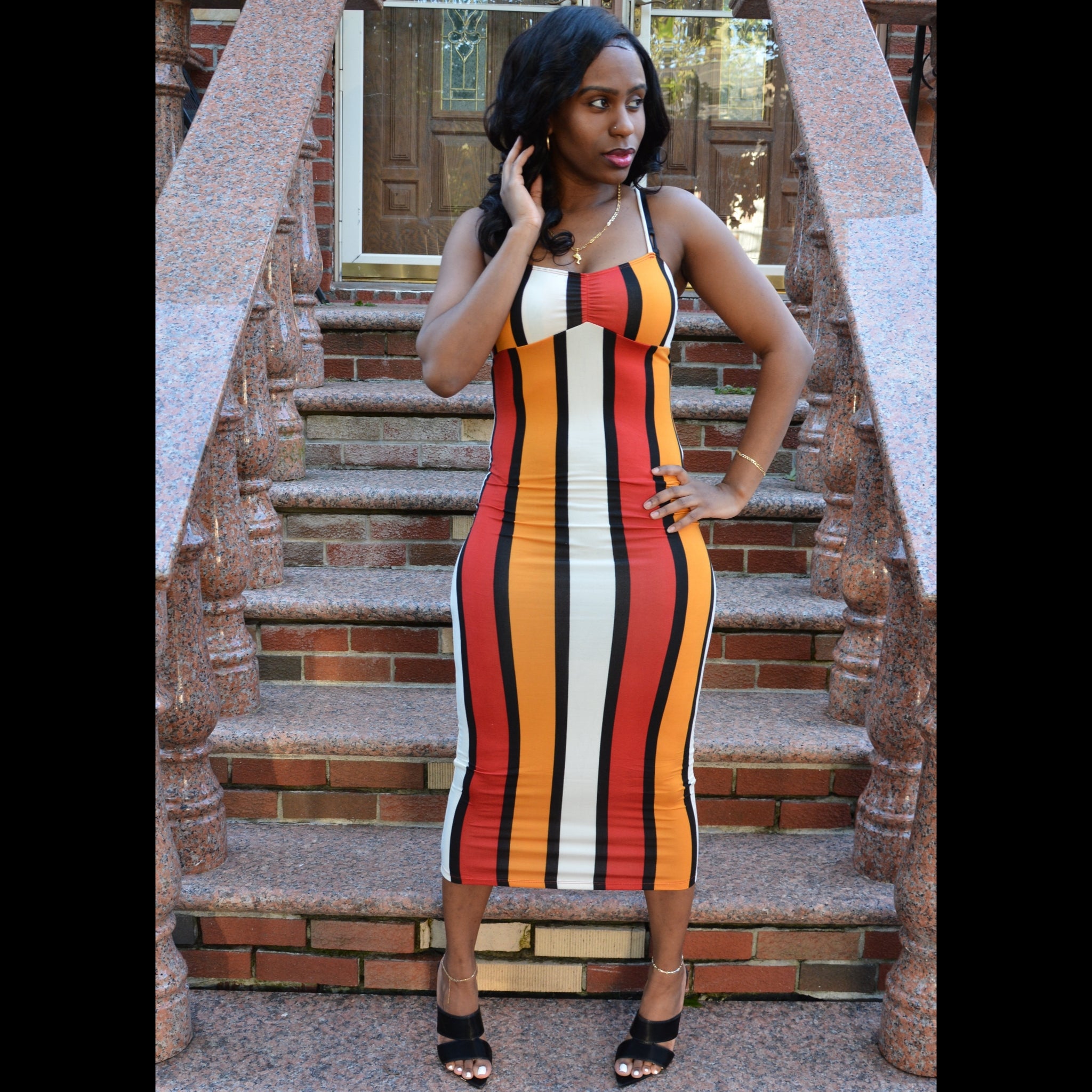 Striped Maxi Dress - STUSH BEAUTIQUE