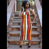 Striped Maxi Dress - STUSH BEAUTIQUE