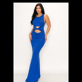 Middle Cut Maxi Dress - STUSH BEAUTIQUE