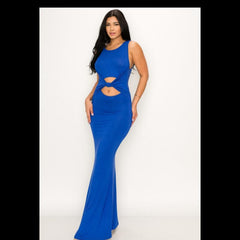 Middle Cut Maxi Dress - STUSH BEAUTIQUE