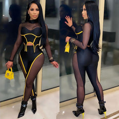 Sheer Queen Pants Set - STUSH BEAUTIQUE