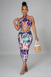Tie Or Dye Me Skirt Set - STUSH BEAUTIQUE