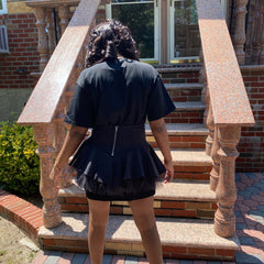 Snatched Corset Shirt Dress - STUSH BEAUTIQUE