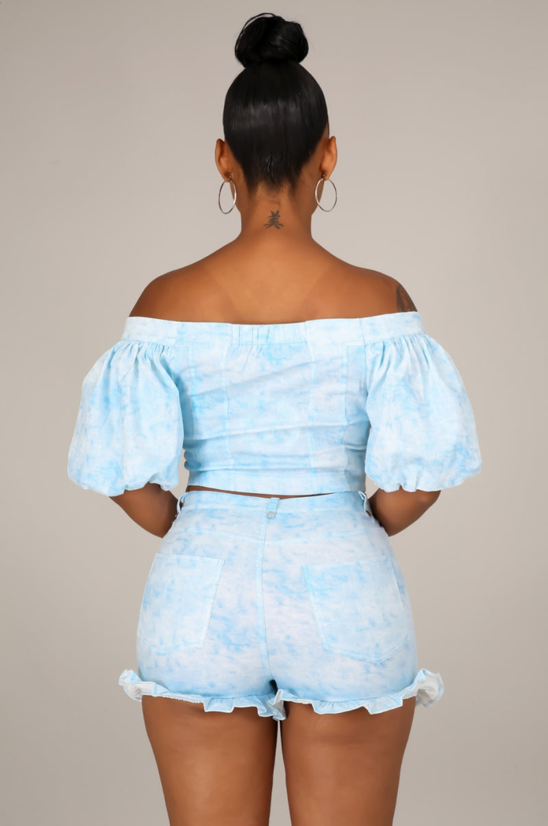 Bedazzled Shorts Set - STUSH BEAUTIQUE