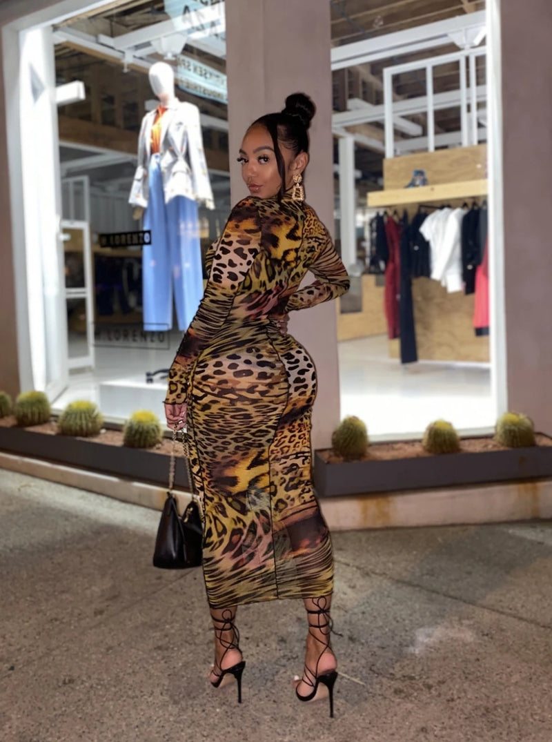 Zebra Maxi Dress - STUSH BEAUTIQUE