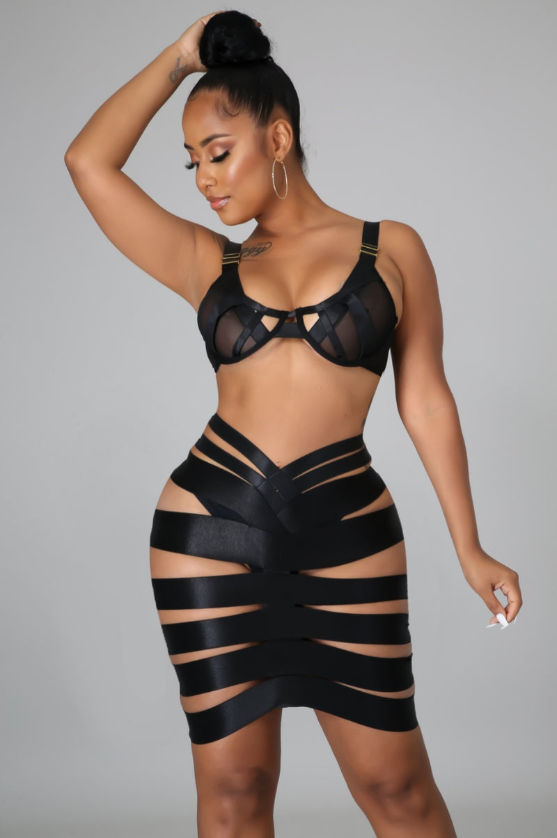 Cutting Up Skirt Set - STUSH BEAUTIQUE