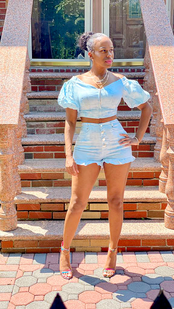 Bedazzled Shorts Set - STUSH BEAUTIQUE